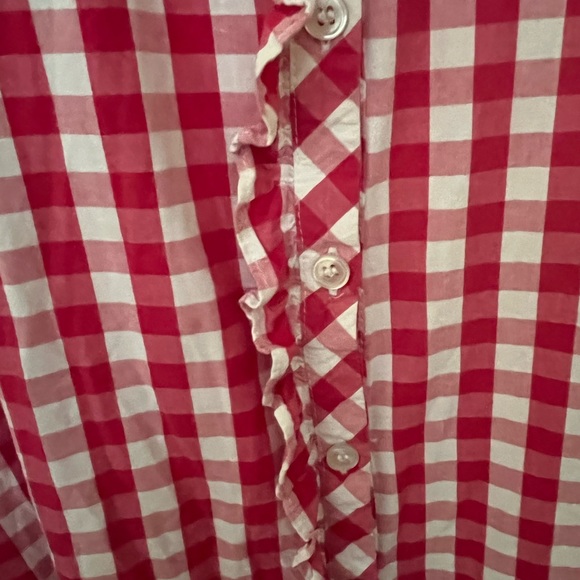 Kayce Hughes gingham /check Willa button front shirt dress - Picture 6 of 10